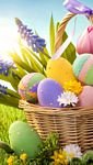 pic for Basket With Easter Eggs 